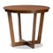 Baxton Studio Brava Modern and Contemporary Walnut Brown Finished Wood 5-Piece Dining Set 179-11388-10897-Zoro - alternate 5